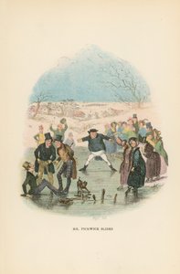 Kuvitus Pickwick Papersille tekijältä Hablot Knight Browne