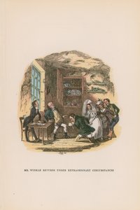 Kuvitus Pickwick Papersille tekijältä Hablot Knight Browne