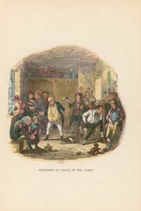 Kuvitus Pickwick Papers -teokseen tekijältä Hablot Knight Browne
