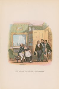 Kuvitus Pickwick Papers -teokseen tekijältä Hablot Knight Browne