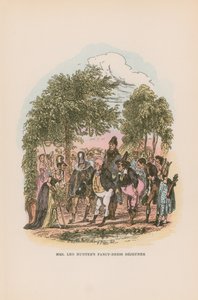 Kuvitus Pickwick Papers -teokseen tekijältä Hablot Knight Browne