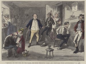 Kuvitus Pickwick Papersille tekijältä Hablot Knight Browne