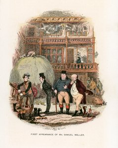 Kuvitus Pickwick Papersille tekijältä Hablot Knight Browne