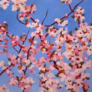Fleur de Joie II, n.2023 (öljy masoniitille).