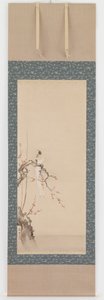 Lintu- ja luumukukat, Edo-kausi, 1600-luvun loppu. tekijältä Hanabusa Itcho