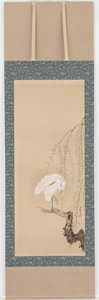 Heron ja paju, Edo-kausi, 1600-luvun loppu - 1700-luvun alku. tekijältä Hanabusa Itcho