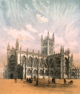 Bath Abbey, Somerset, 1870