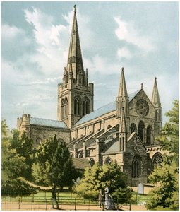 Chichesterin katedraali, Sussex, 1870