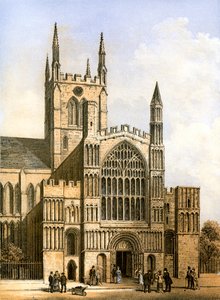 Rochesterin katedraali, Kent, 1870.