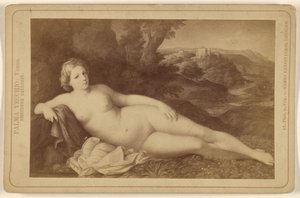 Palma Vecchio: Venus. Dresdenin galleria. tekijältä Hanns Hanfstaengl