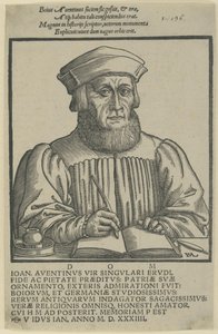 Ioannes Aventinus - dedicatio Annalium Boiorum tekijältä Hanns Lautensack