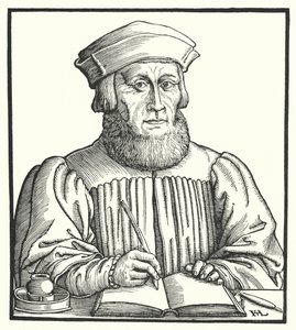 Johannes Aventinus, Baijerin renessanssin humanisti, historioitsija ja filologi (kaiverrus)