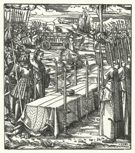Itävallan arkkiherttua Maximilian murhatun Louis de Bourbonin, Liegen prinssipiispan arkun vieressä