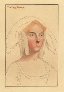 Alice London tai Catherine Clifton tai Catherine Parr., 1812 (kaiverrus) tekijältä Hans (after) Holbein the Younger