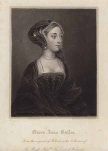Anne Boleyn, kuningas Henrik VIII:n toinen vaimo (kaiverrus)