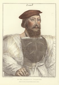 James Butler, kaiverrus Francesco Bartolozzi (1727-1815) (värikaiverrus) tekijältä Hans (after) Holbein the Younger