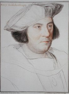 Francesco Bartolozzin (1727-1815) kaivertama Harry Guldefordin (d.1532) muotokuva 1792 (kaiverrus) tekijältä Hans (after) Holbein the Younger