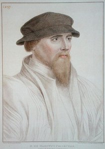 Francesco Bartolozzin (1727-1815) kaivertama John Gayen (k. 1557) muotokuva 1796 (kaiverrus) tekijältä Hans (after) Holbein the Younger