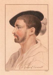 Simon George of Quocoute, Cornwall, 1812 (kaiverrus) tekijältä Hans (after) Holbein the Younger