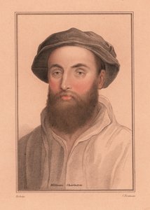 Sir William Sharington, kuningas Henry VIII:n englantilainen hoviherra, 1812 (kaiverrus) tekijältä Hans (after) Holbein the Younger