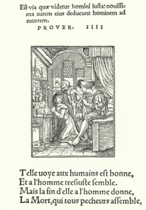 Canoness eli nunna (kaiverrus) tekijältä Hans (after) Holbein the Younger