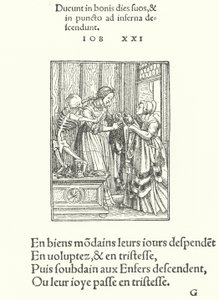Kreivitär tai morsian (kaiverrus) tekijältä Hans (after) Holbein the Younger
