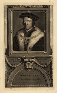 Thomas Howard, Norfolkin 3. herttua (1473-1554) (kaiverrus) tekijältä Hans (after) Holbein the Younger