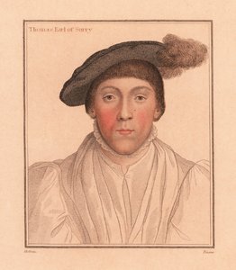 Thomas Howard, Earl of Surrey., 1812 (kaiverrus) tekijältä Hans (after) Holbein the Younger