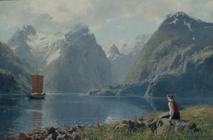 Balestrandilta (öljy kankaalle)