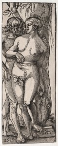 Aatami ja Eeva tekijältä Hans Baldung