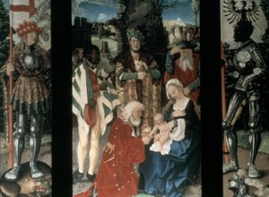 Maagien palvonta, 1507 tekijältä Hans Baldung