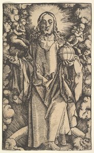 Kristus maapallon kanssa, 1400-1500-luku. tekijältä Hans Baldung