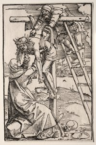 Laskeutuminen ristiltä, 1505. tekijältä Hans Baldung