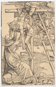 Laskeutuminen ristiltä, 1505. tekijältä Hans Baldung
