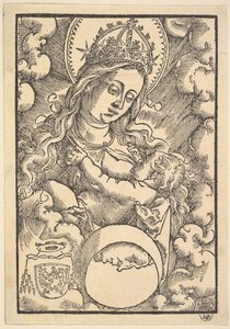 Madonna Lactans, Enchiridon poeticum, 1515 tekijältä Hans Baldung