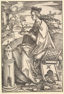 St. Barbara, n. 1505. tekijältä Hans Baldung