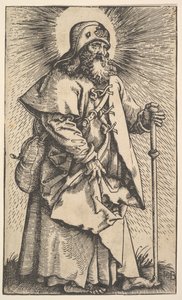 Pyhä Jaakob Suurempi Kristuksesta ja apostoleista, 1519. tekijältä Hans Baldung