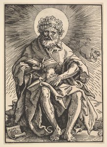 Pyhä Johannes Kastaja pitelee Karitsaa, n. 1517. tekijältä Hans Baldung