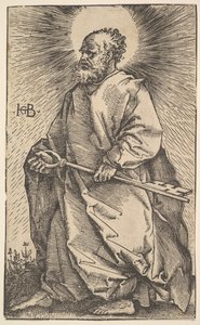 Pyhä Pietari Kristuksesta ja apostoleista, 1519. tekijältä Hans Baldung