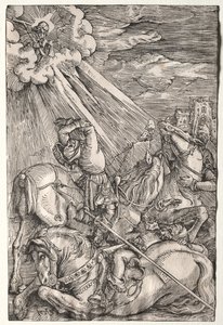 Pyhän Paavalin kääntymys tekijältä Hans Baldung