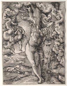 Suuri St. Sebastian tekijältä Hans Baldung