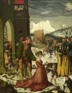 Pyhän Dorothean mestaaminen tekijältä Hans Baldung Grien