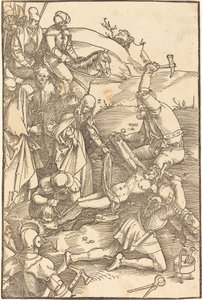 Kristus ristiin naulittu tekijältä Hans Baldung Grien