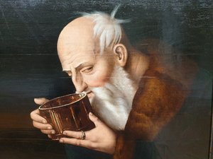 Saksa: Lot ja hänen tyttärensä (katkelma) Lot (katkelma) tekijältä Hans Baldung Grien