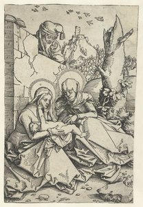 Maria ja lapsi Annan ja Joosefin kanssa Anna Drieënissä ja Josephissa tekijältä Hans Baldung Grien