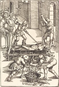 Pyhän Laurentiuksen marttyyrikuolema tekijältä Hans Baldung Grien