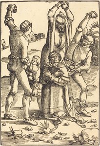 Pyhän Stefanoksen kivittäminen tekijältä Hans Baldung Grien