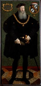 Frederic II:n muotokuva Pfalzista (Frederic II Viisas, n. 1546 (maalaus) tekijältä Hans Besser