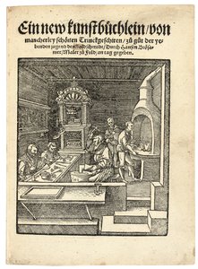 Kultasepän työpaja, n. 1538
