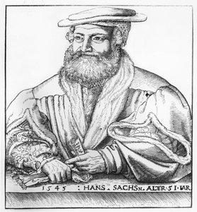 Hans Sachsin muotokuva, 1545